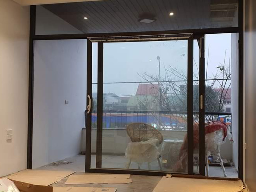 CỬA ĐI LÙA 2CÁNH NHÔM CAO CẤP